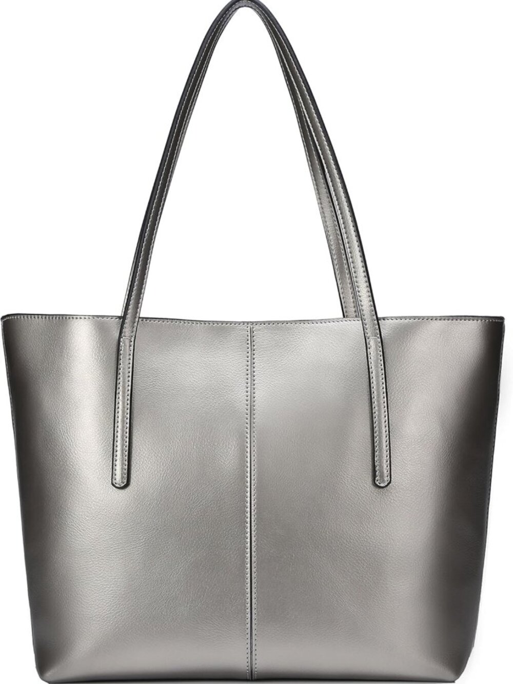 Stylish Genuine Leather Tote Shoulder Bag for Women - Soft & Versatile Design